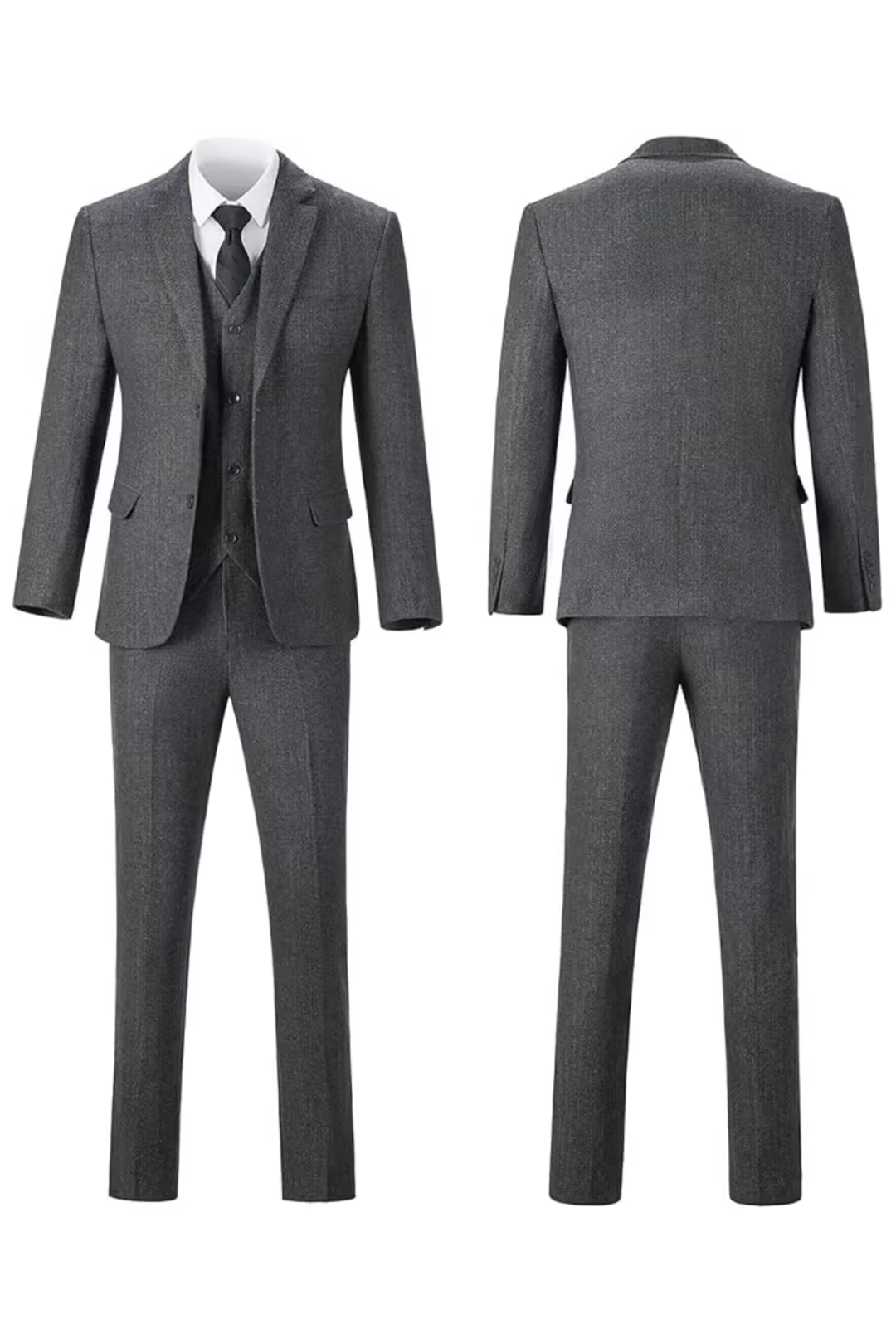 Sevanno | Men’s Herringbone Suit