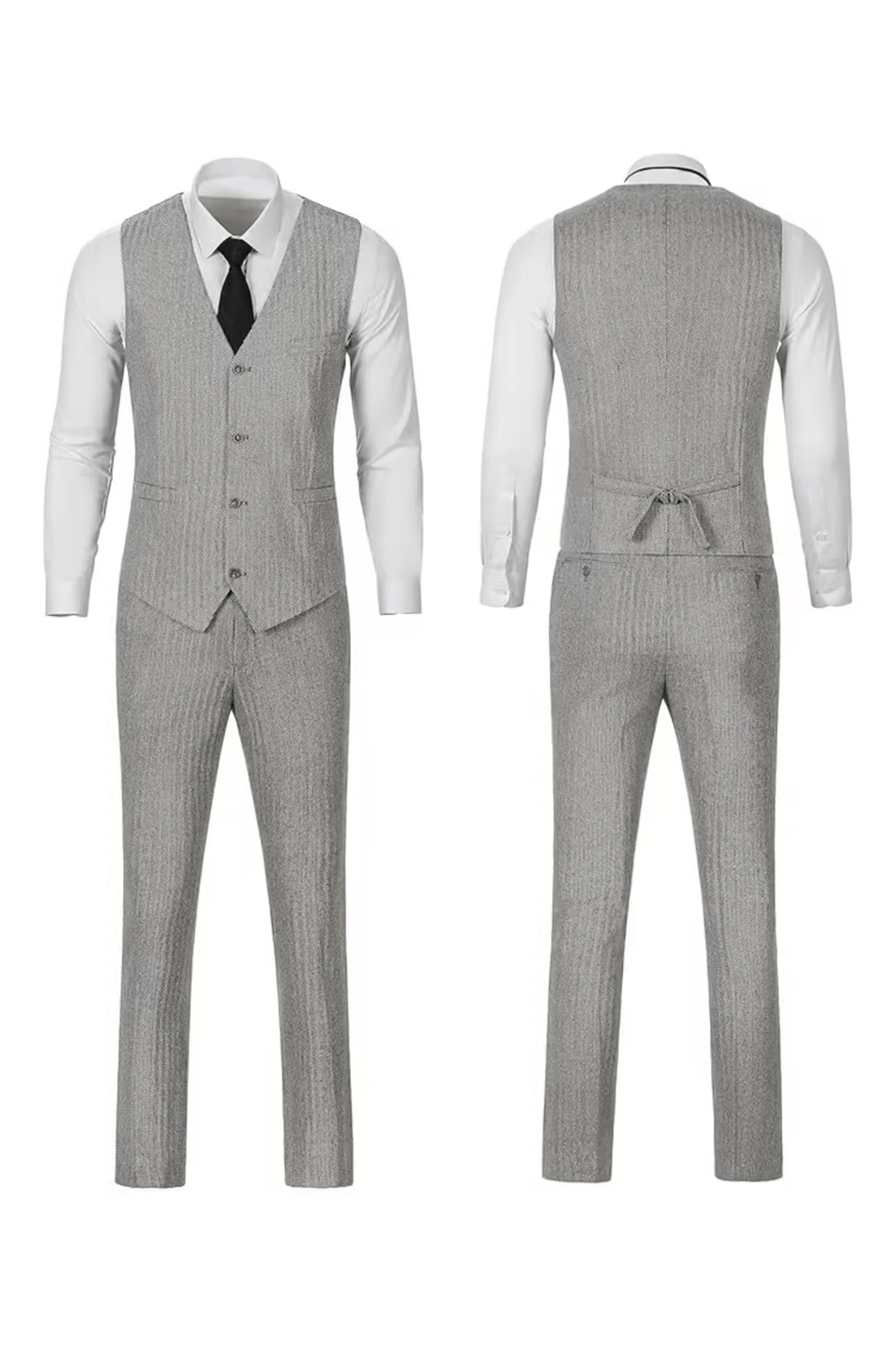 Sevanno | Men’s Herringbone Suit