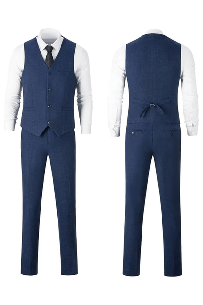 Sevanno | Men’s Herringbone Suit