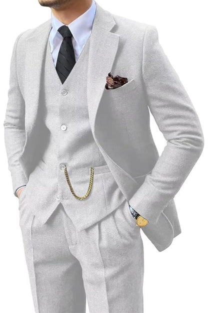 Sevanno | Men’s Herringbone Suit